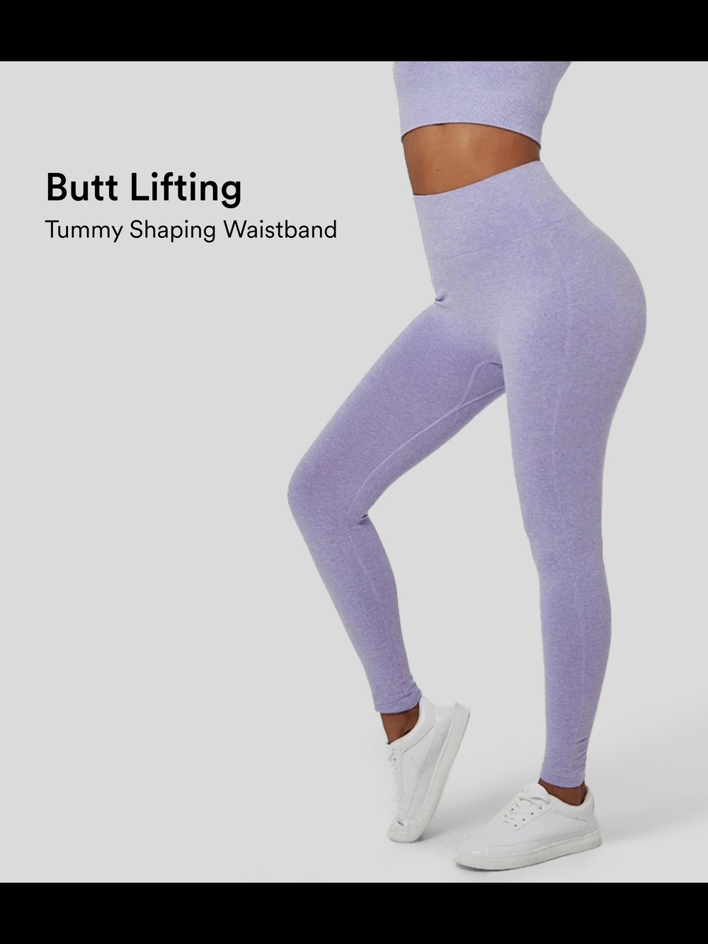 HALARA Lavender High-Waist Butt-Lift Leggings